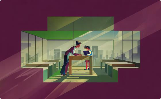 Portfolio illustration of technology-integrated learner-centered teaching