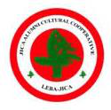 Red circular education emblem shown in portfolio