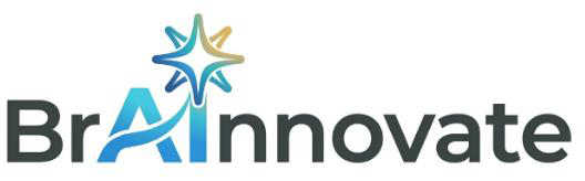 BrAInnovate identity reproduced from page 11 of the portfolio